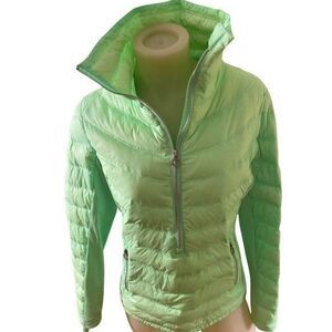 Calvin Klein Packable Down Jacket - S green , down , NWOT